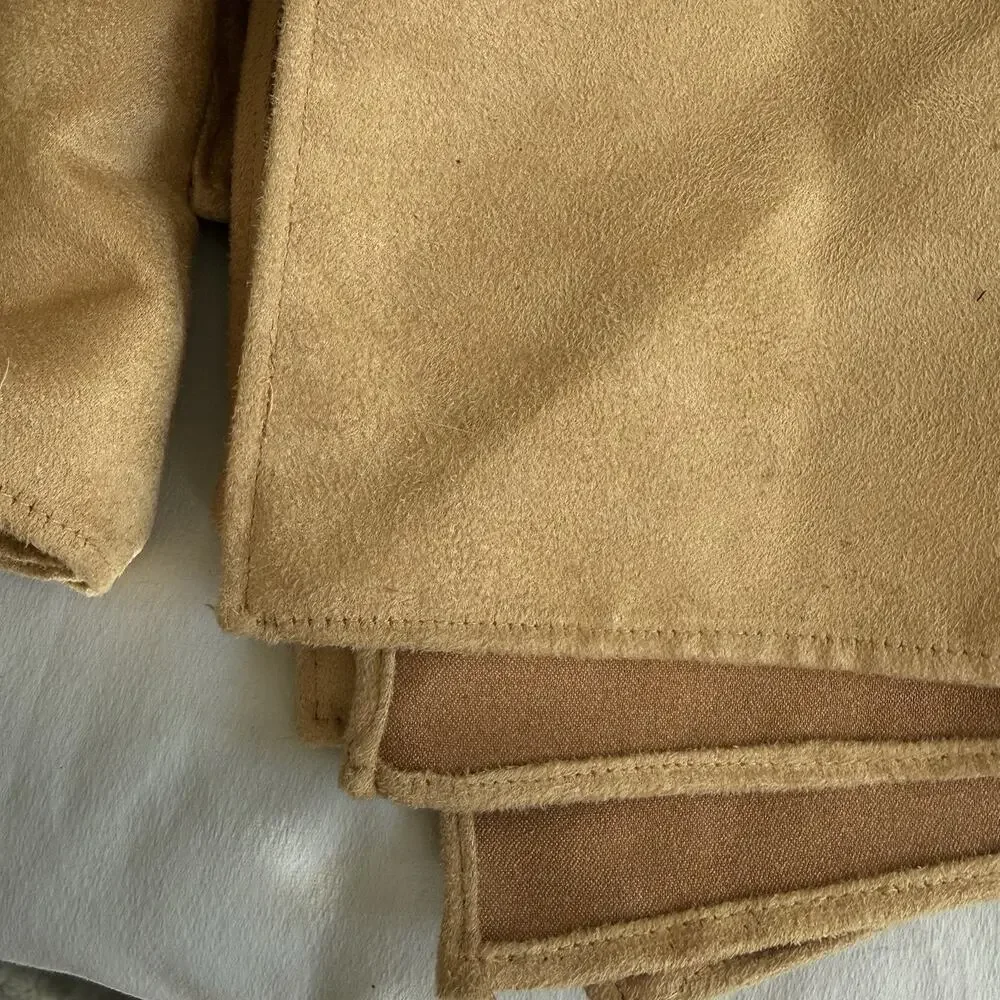 Beaded Napkin Set Gold Brown Cream Table Linens Rings Elegant Dining Decor